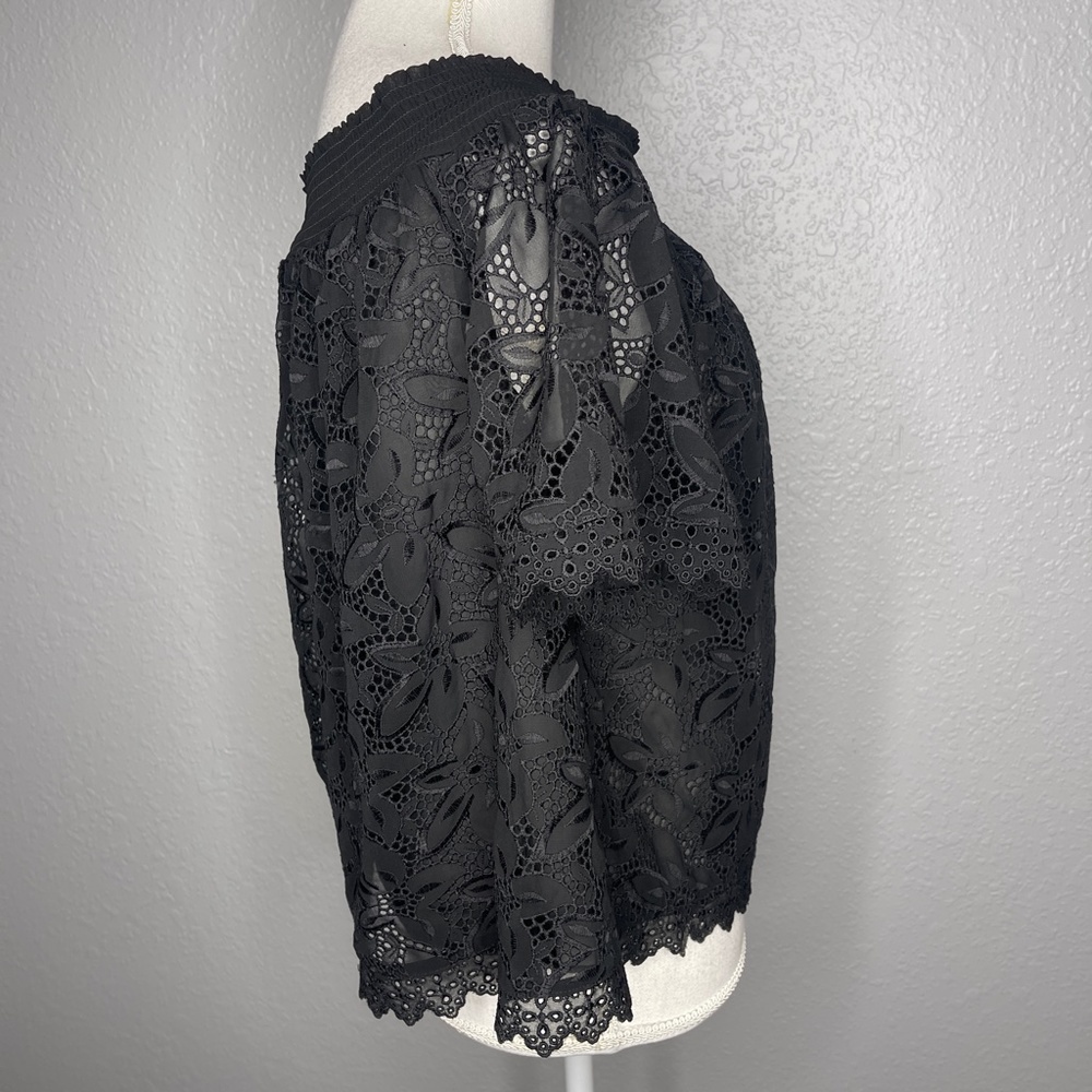 Karen Millen black off the shoulder top - Picture 3 of 8